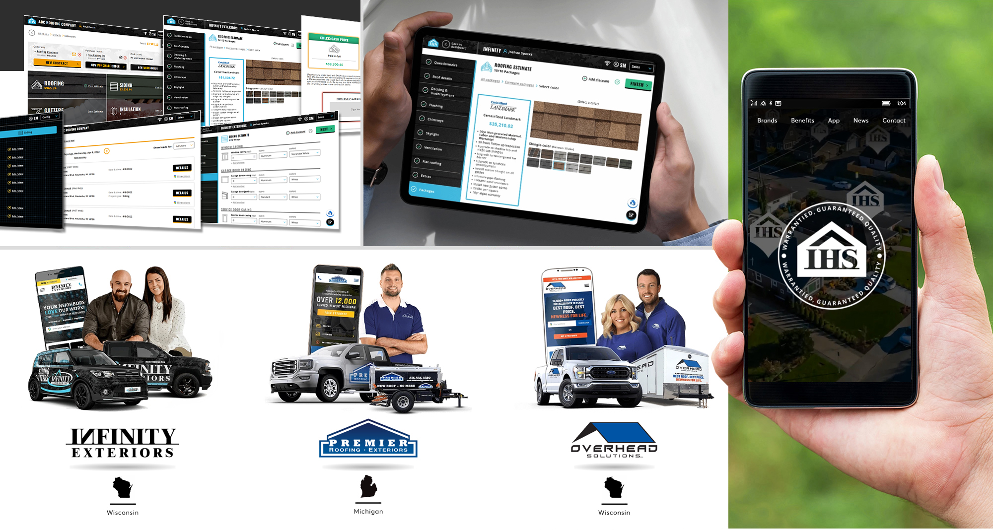 Milwaukee web marketing for Infinity Home Services